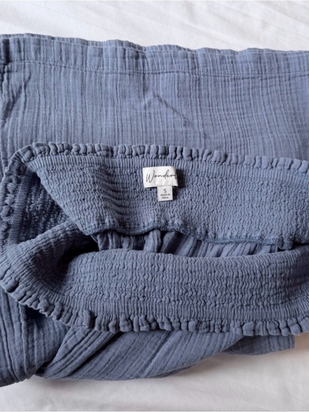 Wonderly Cotton Gauze Pants NEW
